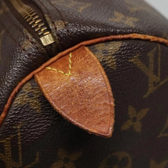 LOUIS VUITTON Monogram Speedy 30 Hand Bag - Picture 12 of 16